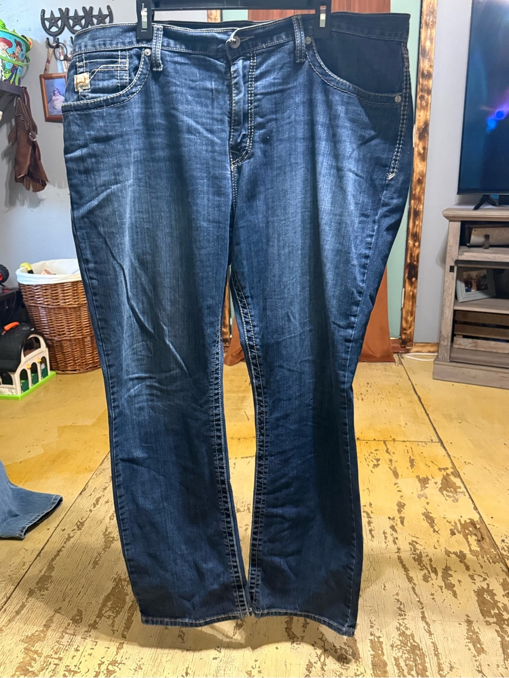 Cinch Men's Dark Blue Relaxed Fit Jeans
